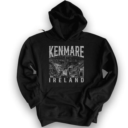 Kenmare Ireland Sketch Hoodie - Black