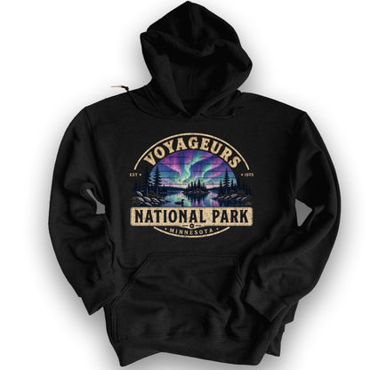 Voyageurs Medallion Hoodie - Black