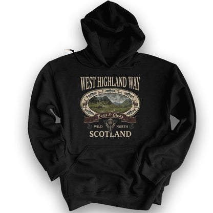 West Highland Way Heritage Hoodie - Black