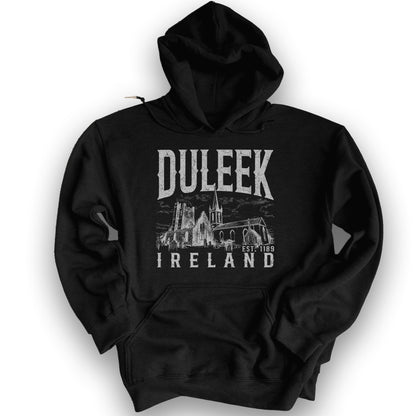 Duleek Ireland Sketch Hoodie - Black