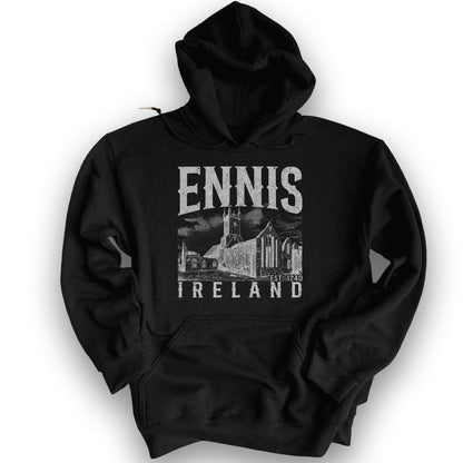 Ennis Ireland Sketch Hoodie - Black