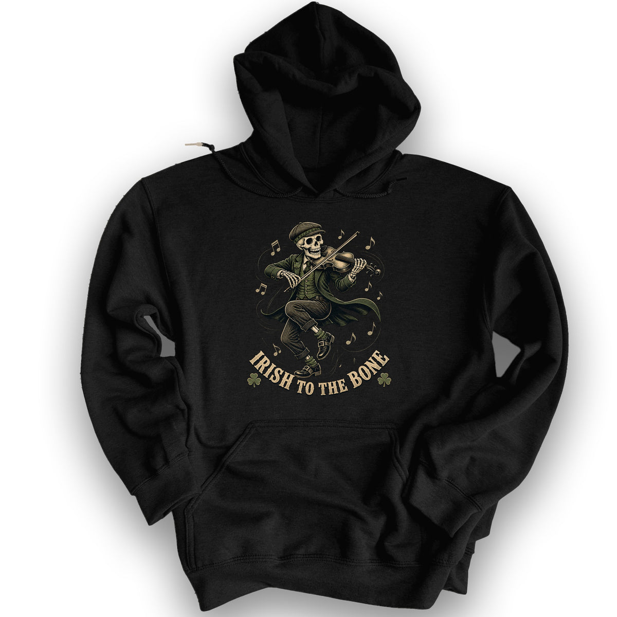 Irish Bone Jig Hoodie - Black