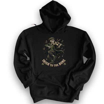 Irish Bone Jig Hoodie - Black