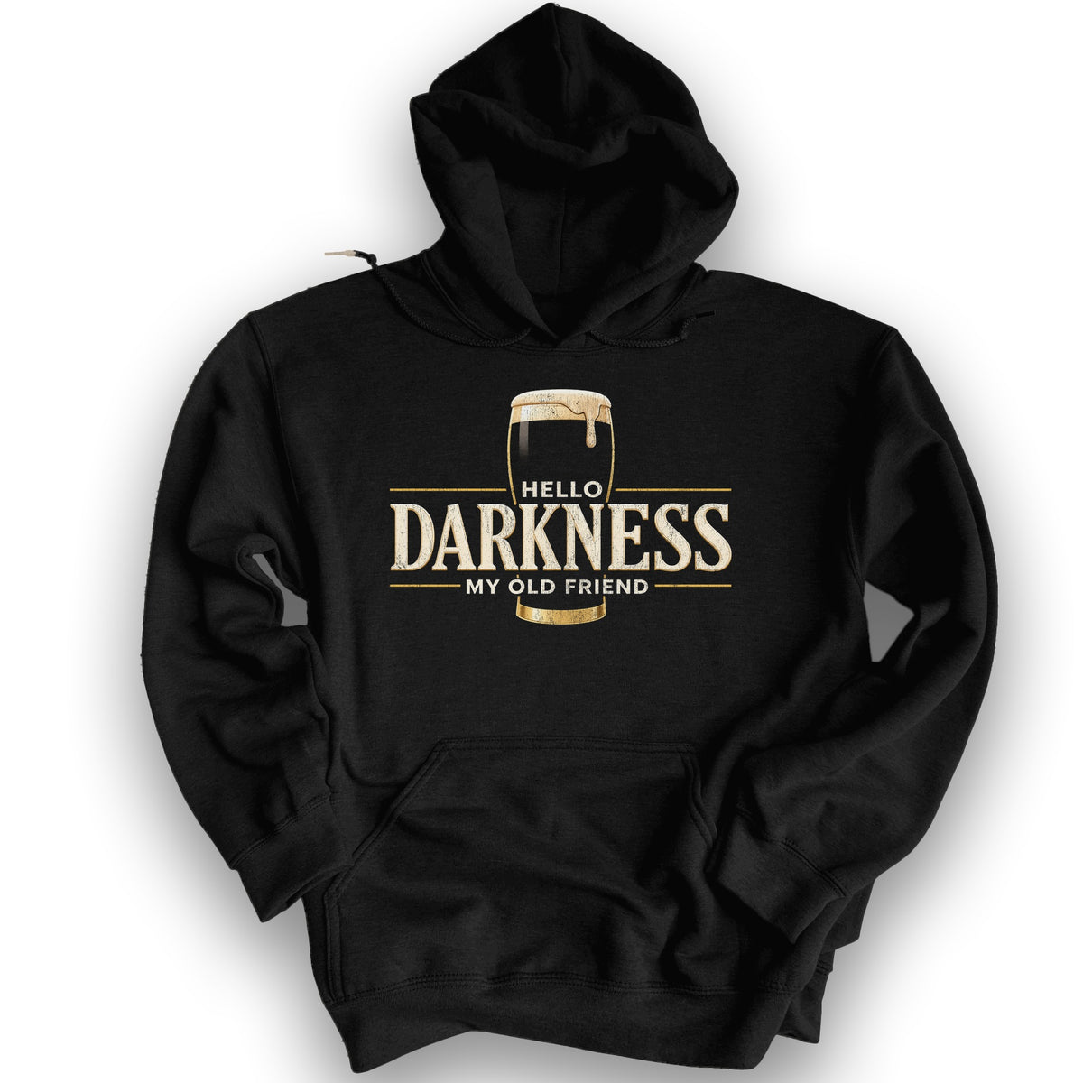 Darkness My Old Friend Hoodie - Black