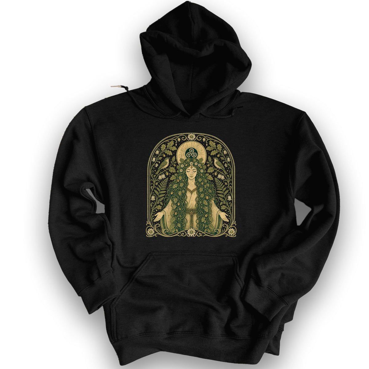 Celtic Goddess Hoodie - Black