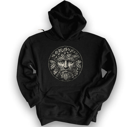 Green Man Hoodie - Black