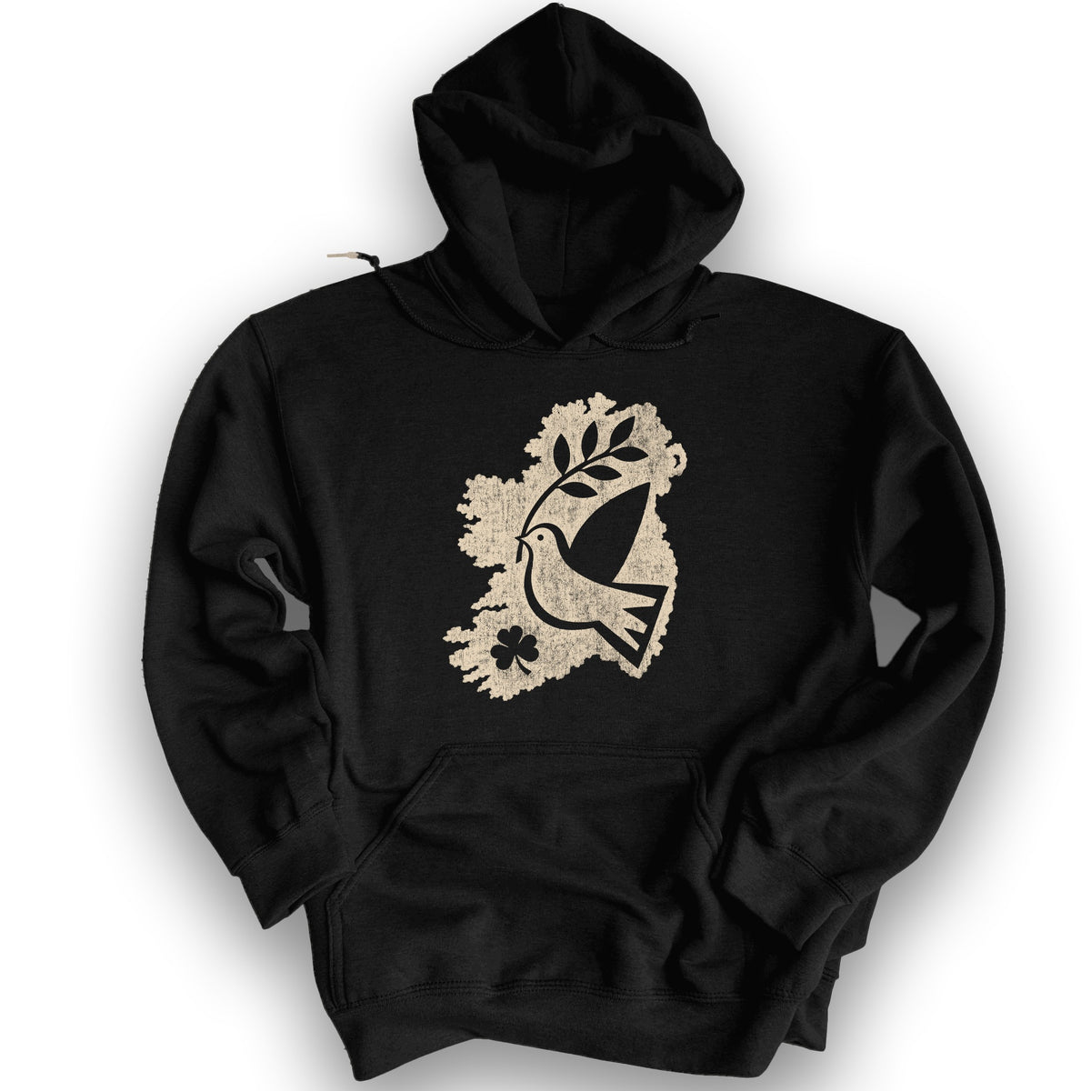 Éire Olive Branch Hoodie - Black