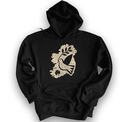 Éire Olive Branch Hoodie - Black