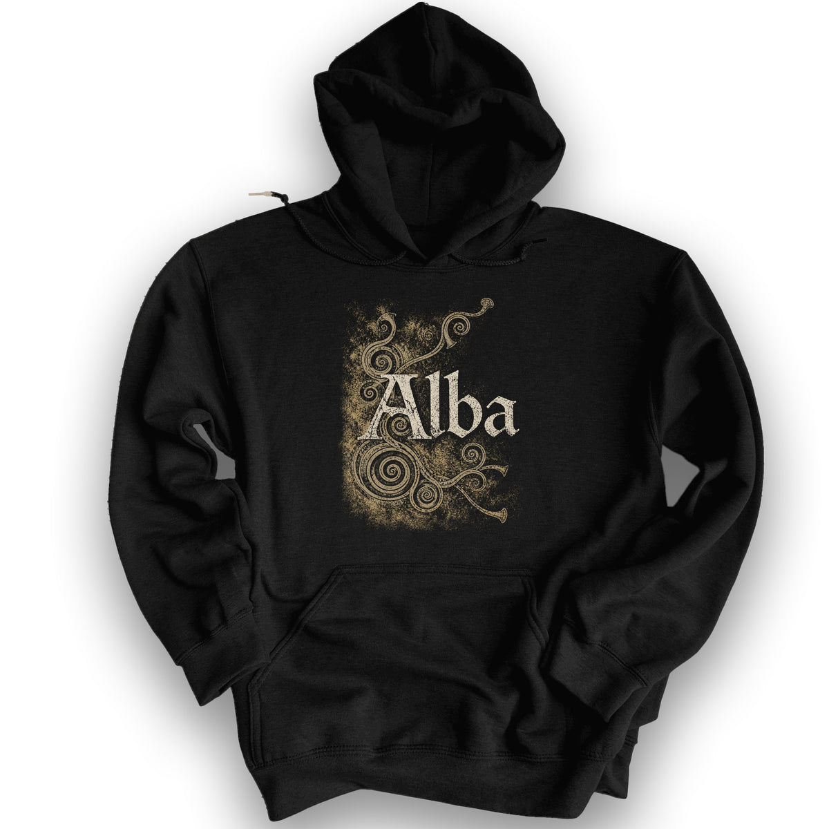 Alba Ancient Spirals Hoodie - Black