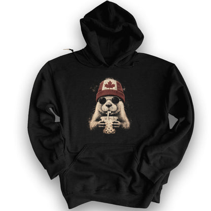 Canada Beaver Attitude Hoodie - Black