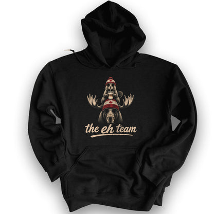 Beaver Moose Team Hoodie - Black