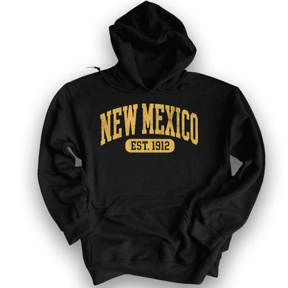 New Mexico Est 1912 Hoodie - Black