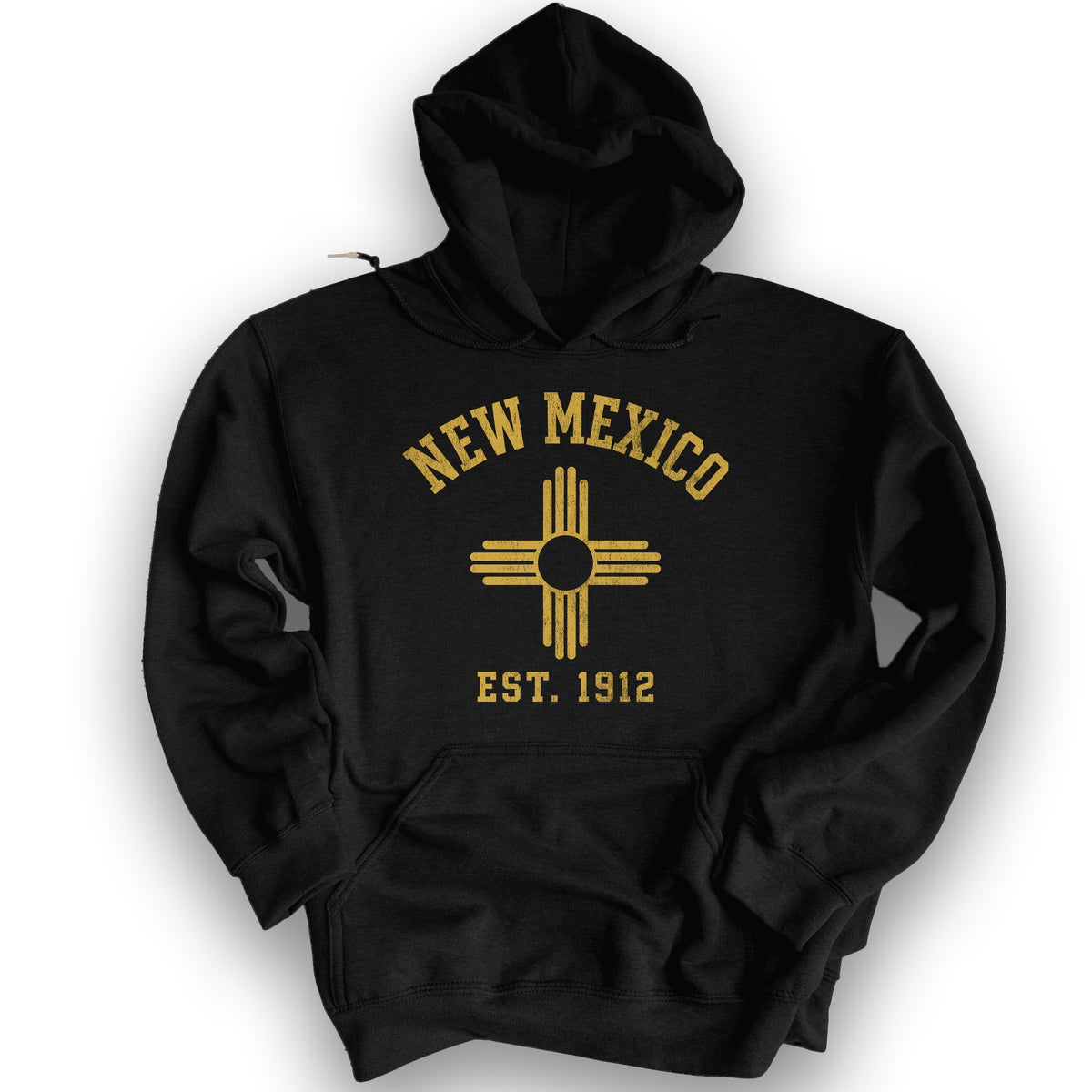 New Mexico Flag Hoodie - Black