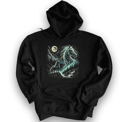 Kelpie 90's Throwback Hoodie - Black