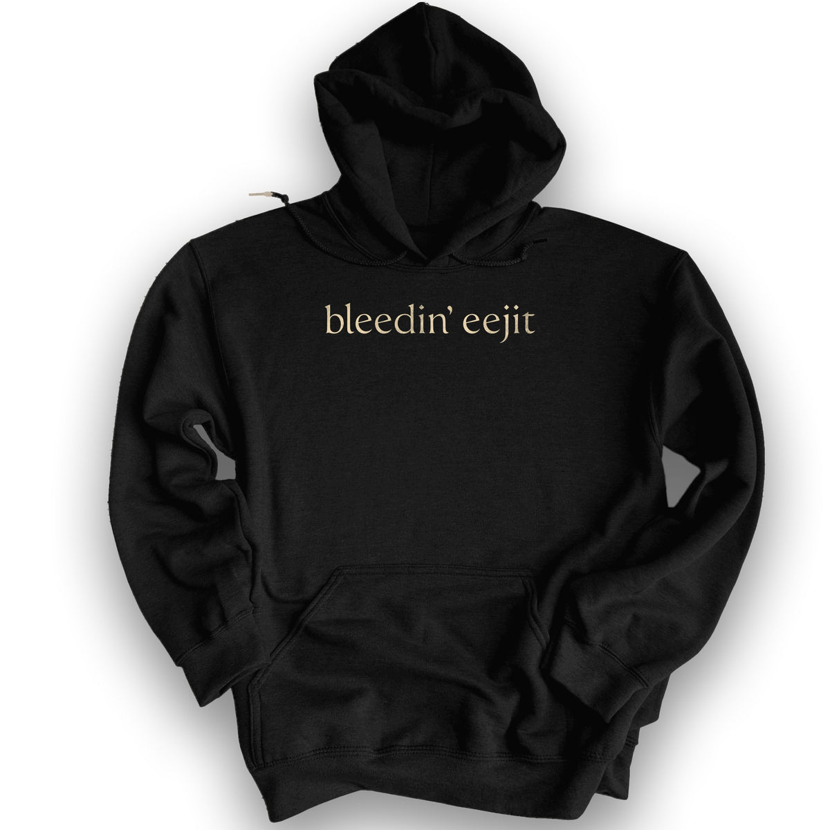 Bleedin' Eejit Hoodie - Black