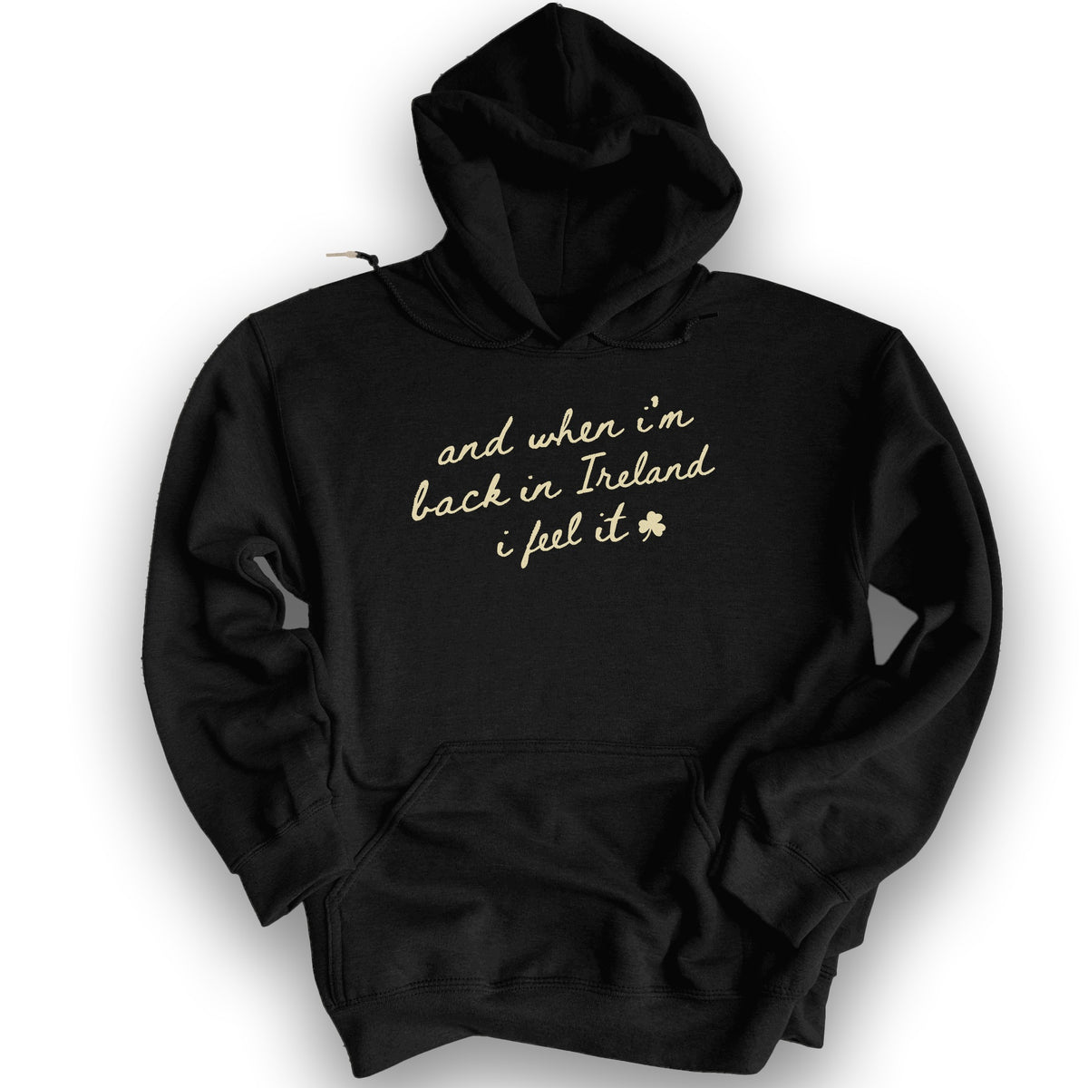 Back In Ireland Hoodie - Black
