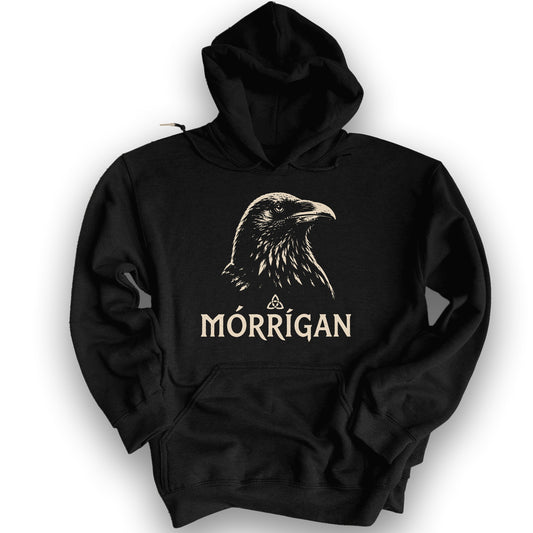 Mórrígan Crow Hoodie - Black