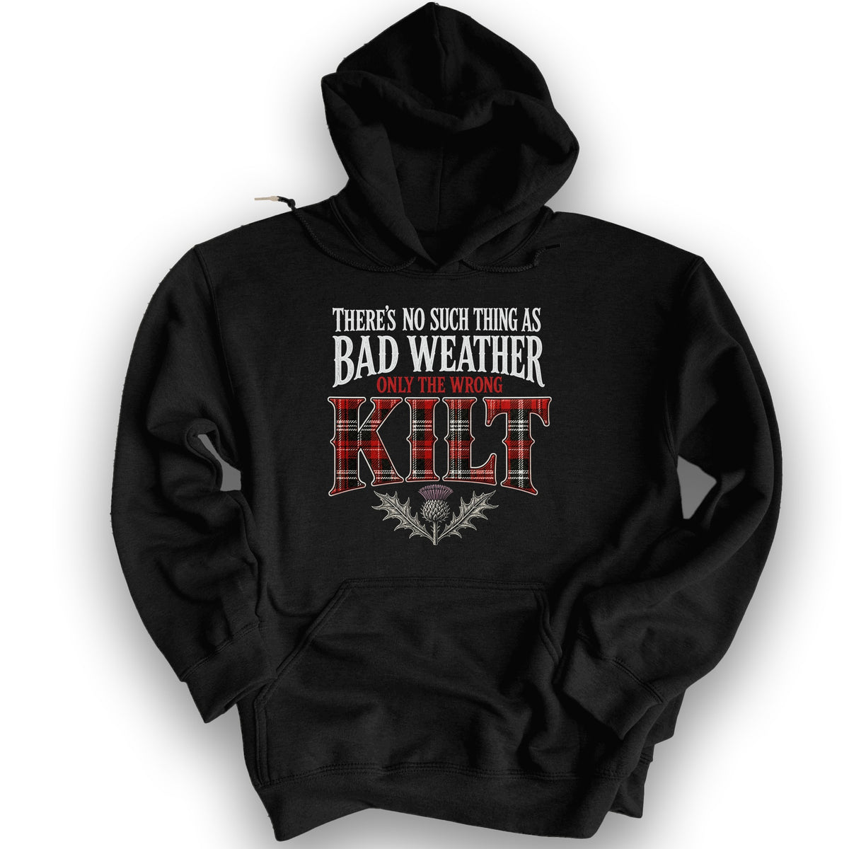 Wrong Kilt Weather Hoodie - Black