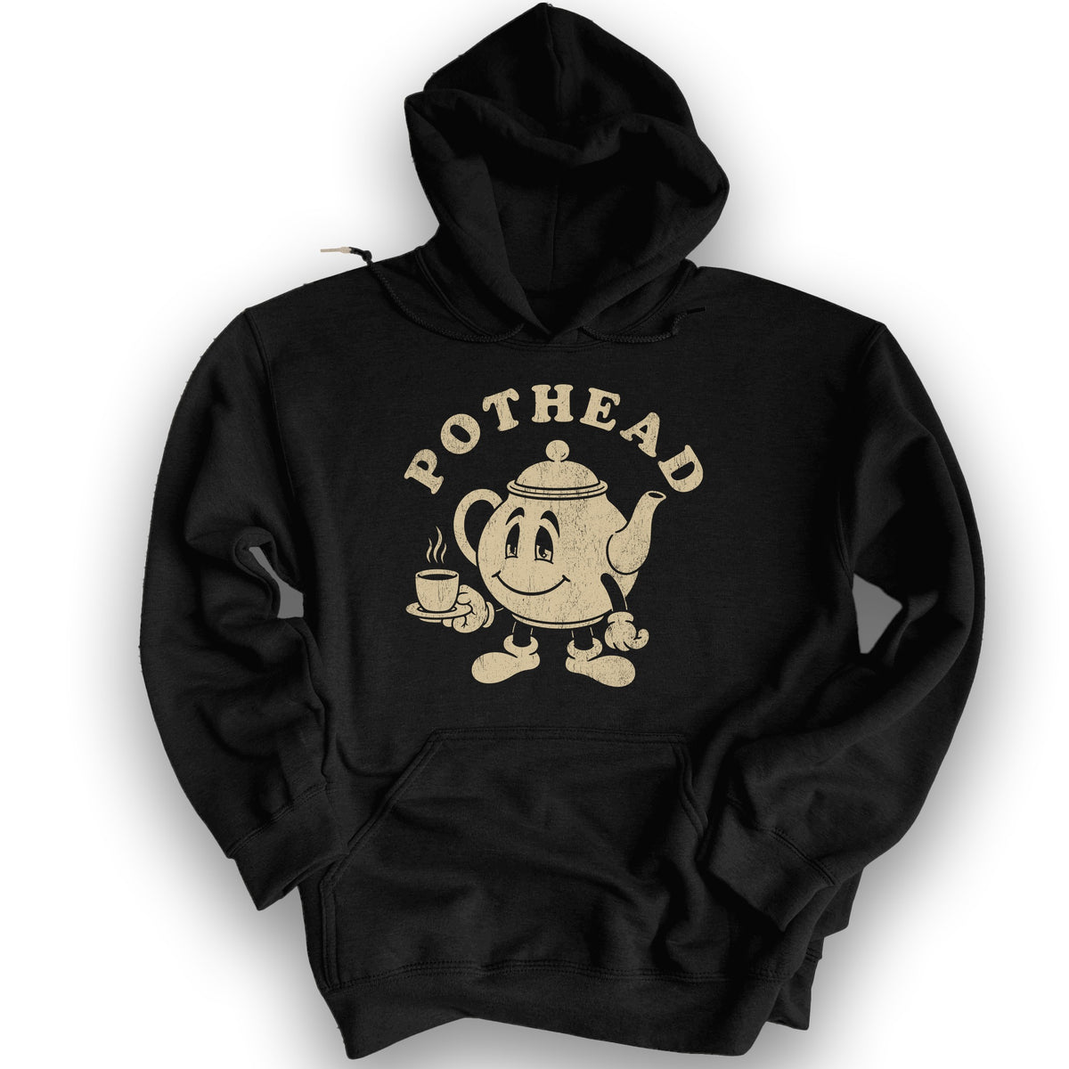 Pothead Teapot Hoodie - Black