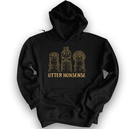 Otter Nonsense Hoodie - Black
