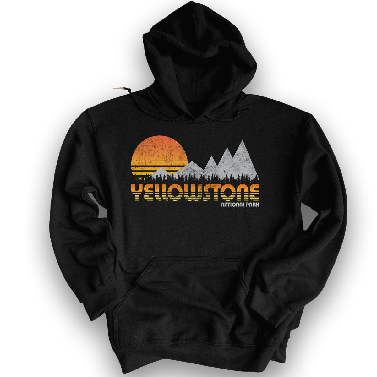 Yellowstone 80's Retro Hoodie - Black