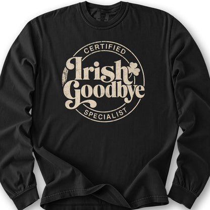 Irish Goodbye Specialist Long Sleeve Shirt - Black