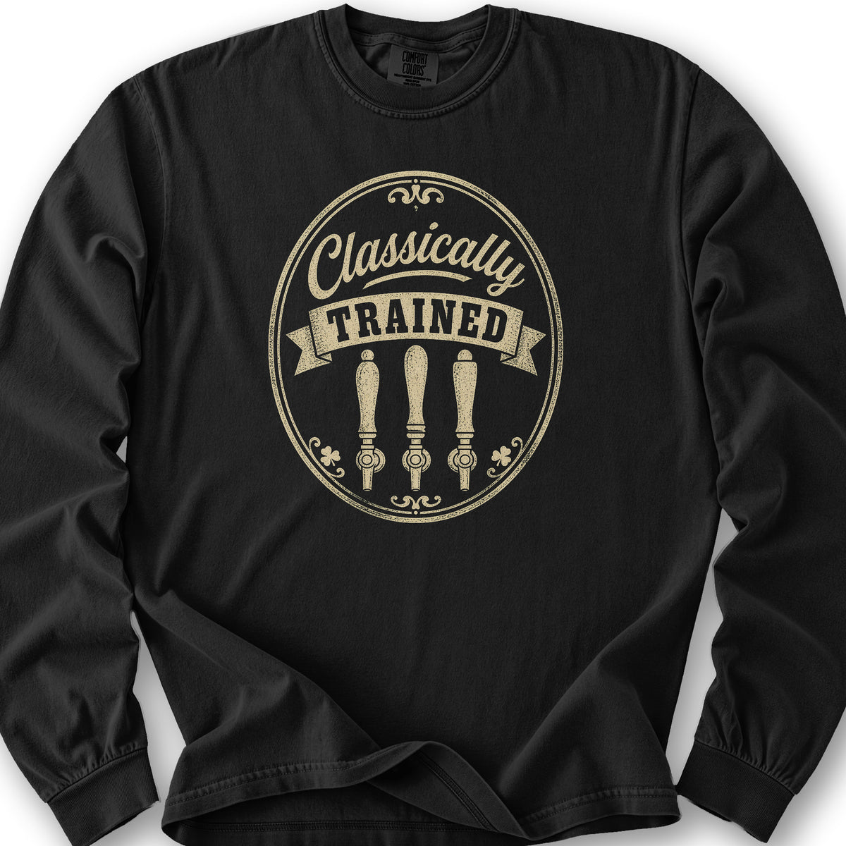 Classically Trained Long Sleeve Shirt - Black