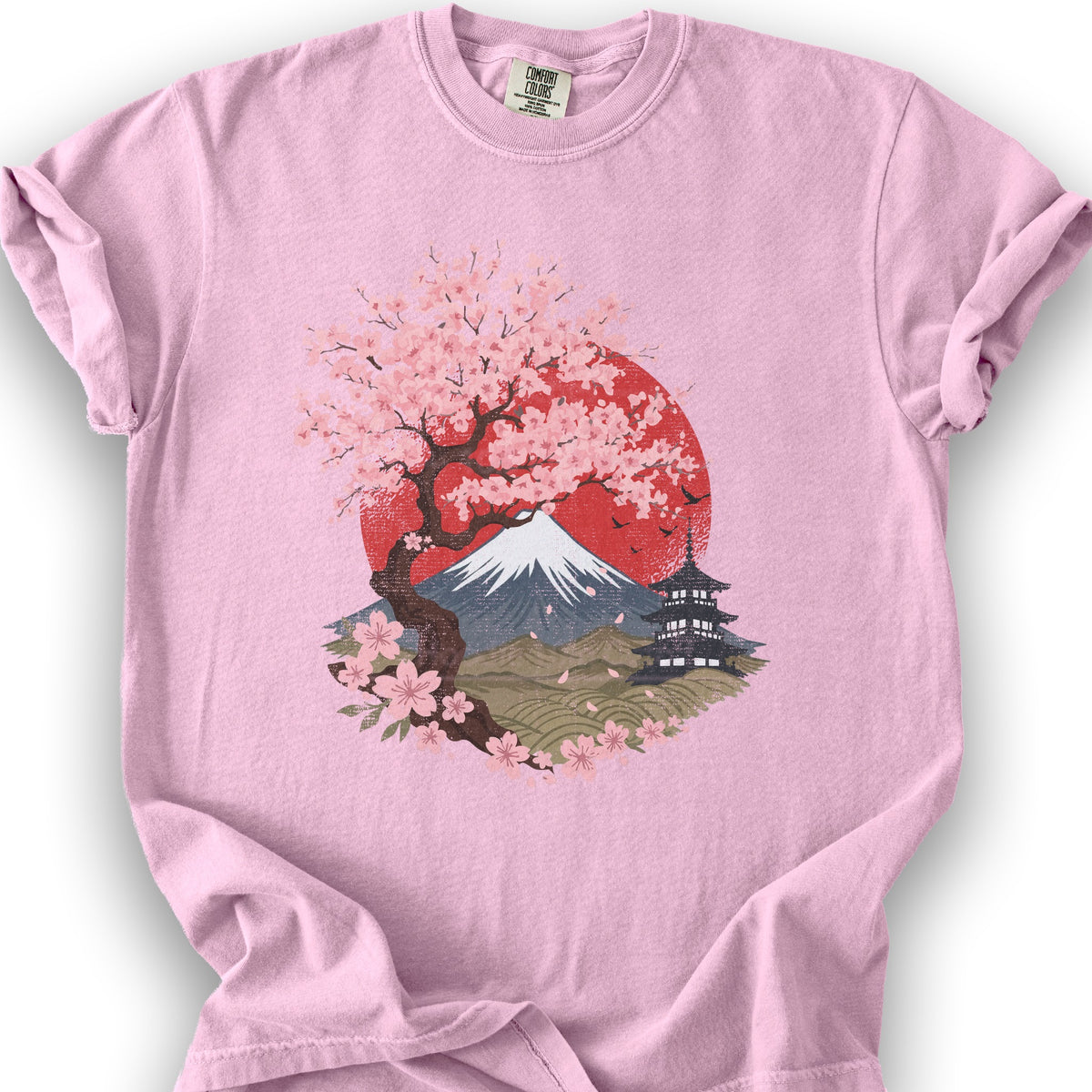 Mount Fuji Cherry Blossoms T-Shirt - Blossom