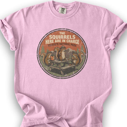 Yosemite Squirrels T-Shirt - Blossom