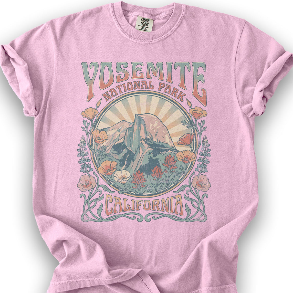 Yosemite Flower Power T-Shirt - Blossom