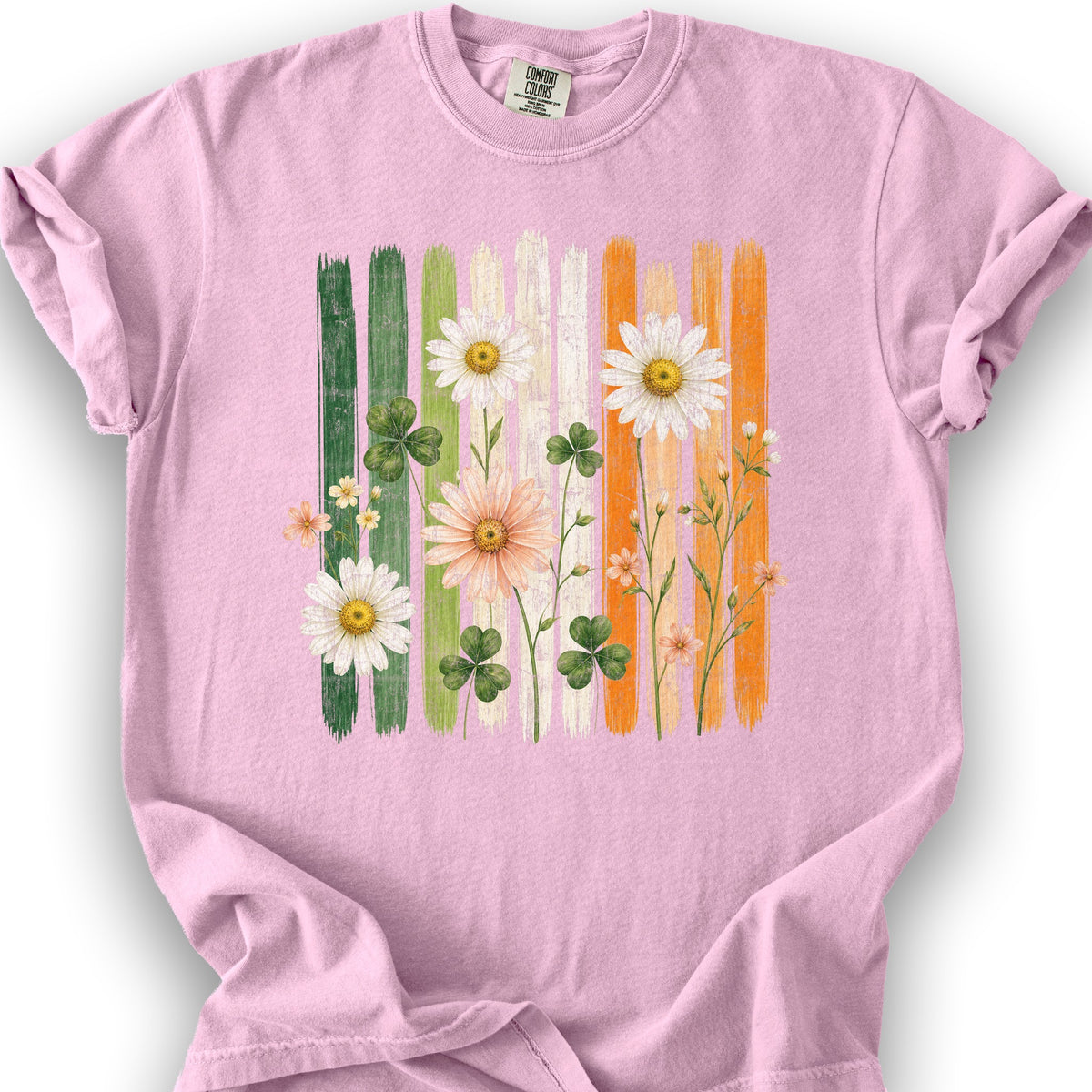Irish Flower Stripes T-Shirt - Blossom