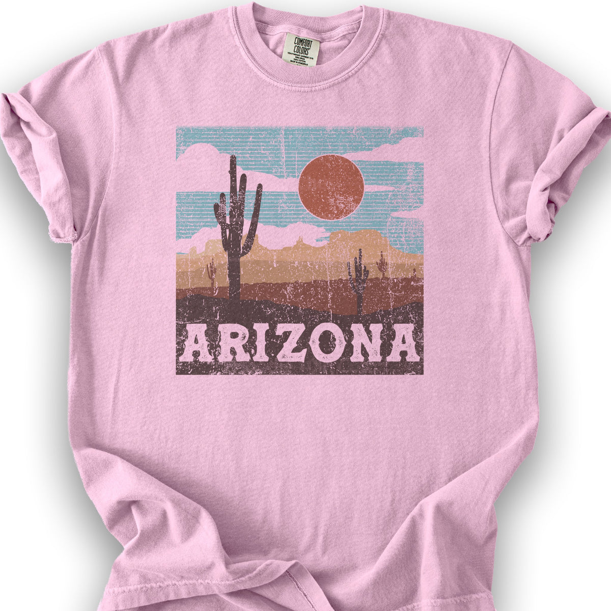 Arizona "Boho Desert" State T-Shirt - Blossom