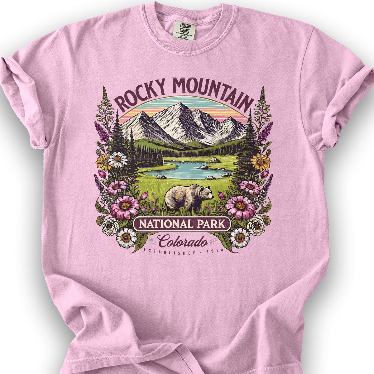 Rocky Mountain National Park "Wildflower" T-Shirt - Blossom