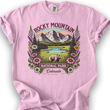 Rocky Mountain National Park "Wildflower" T-Shirt - Blossom