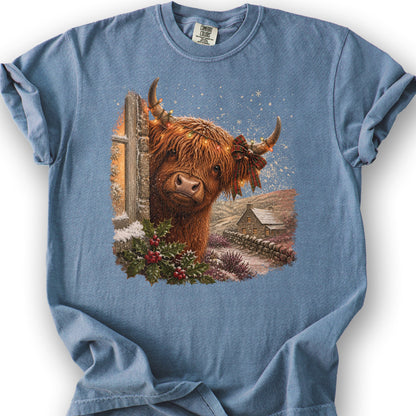 Highland Christmas Coo T-Shirt