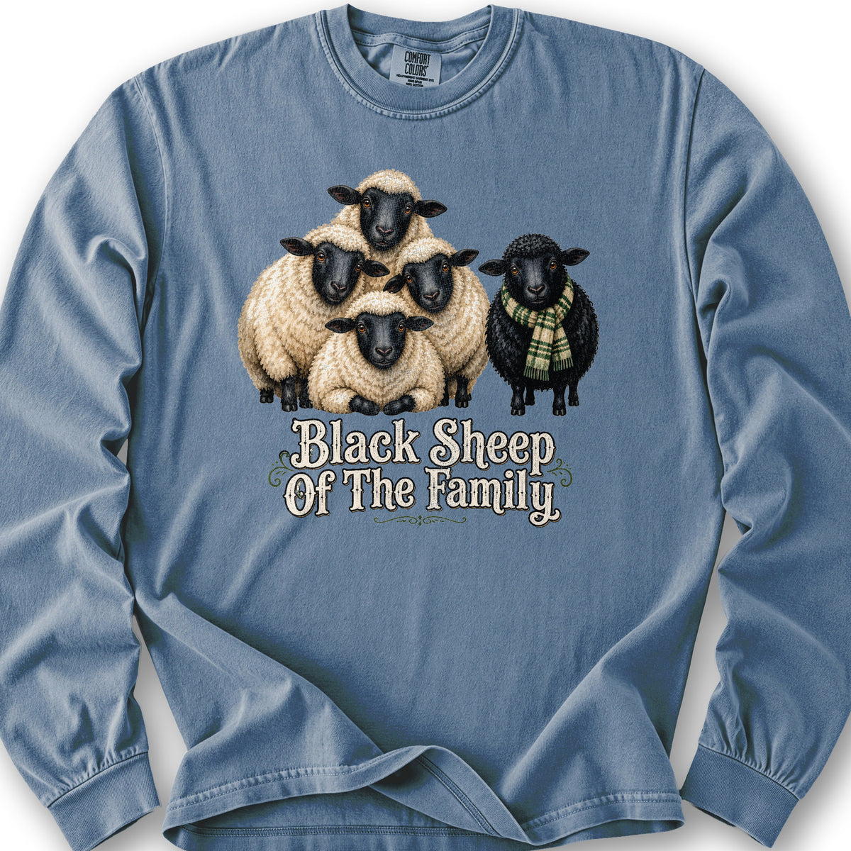 Black Sheep Family Long Sleeve Shirt - BlueJean