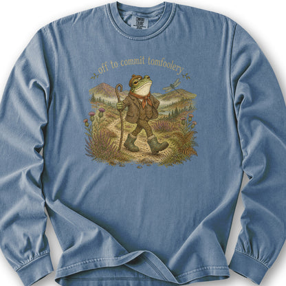 Tomfoolery Frog Long Sleeve Shirt
