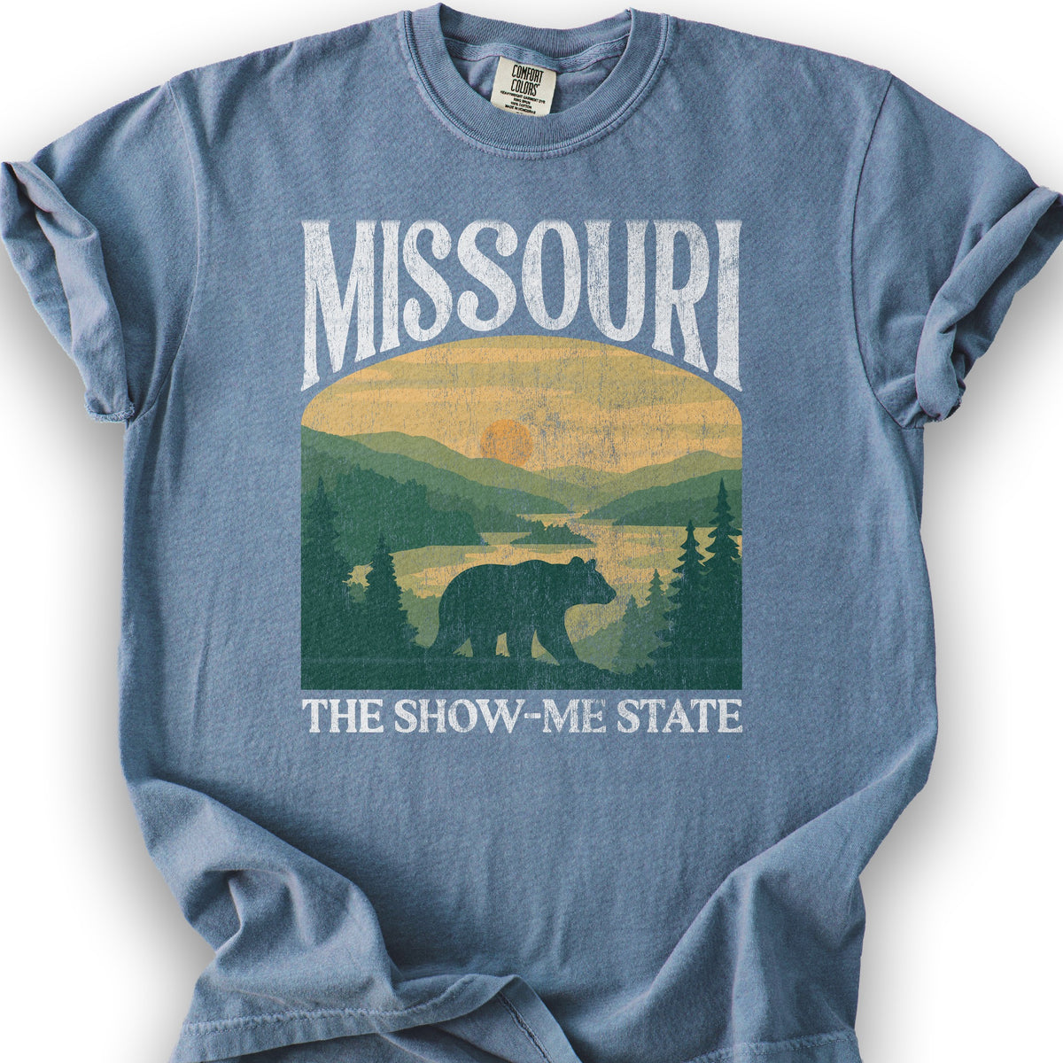 Missouri "Big and Bold" T-Shirt - Blue Jean