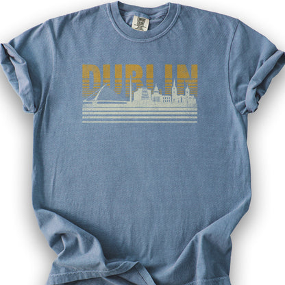 Dublin Stripes T-Shirt - Blue Jean