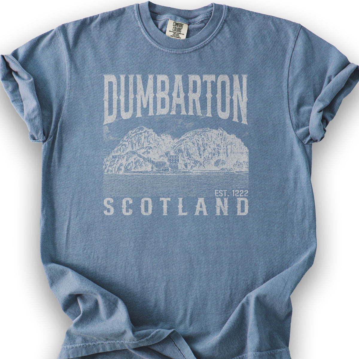 Dumbarton Scotland T-Shirt - Blue Jean