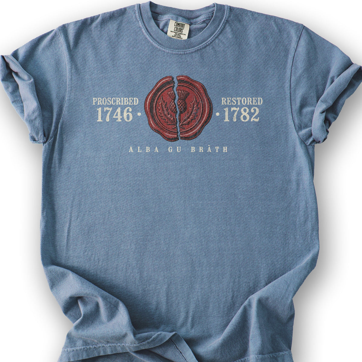 1746 Remembered Seal T-Shirt - Blue Jean