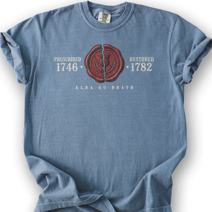 1746 Remembered Seal T-Shirt - Blue Jean