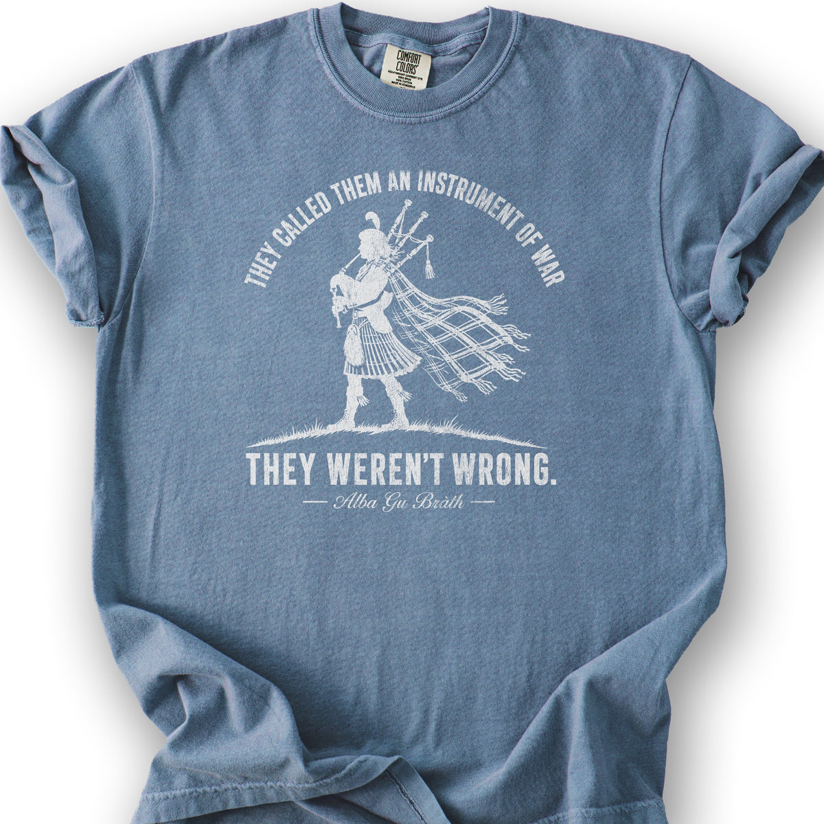Instrument of War T-Shirt - Blue Jean