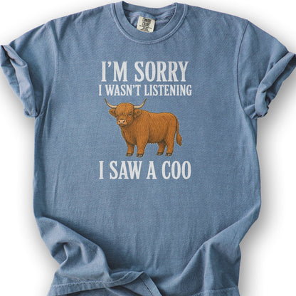 I Saw A Coo T-Shirt - Blue Jean