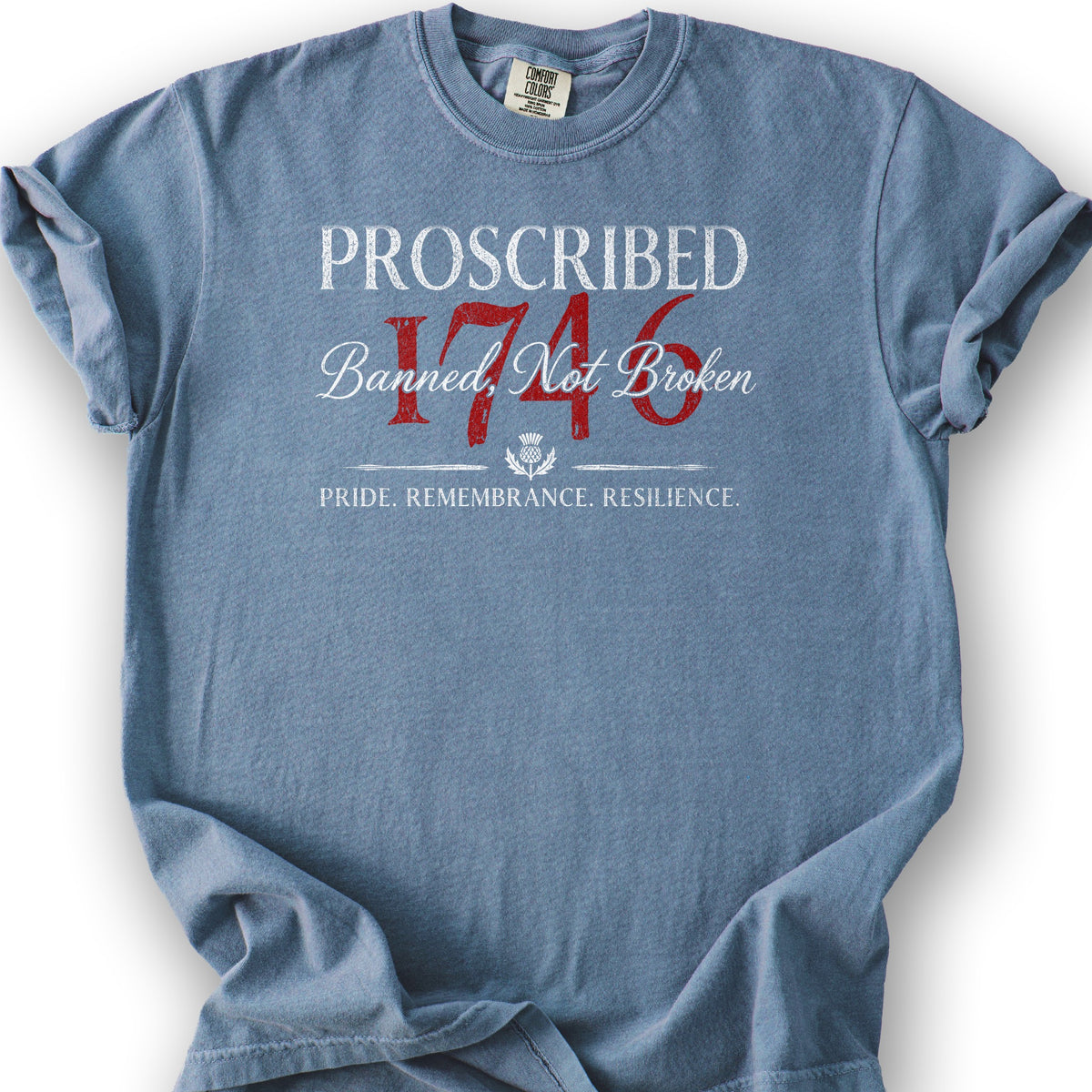 Banned Not Broken T-Shirt - Blue Jean