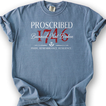 Banned Not Broken T-Shirt - Blue Jean