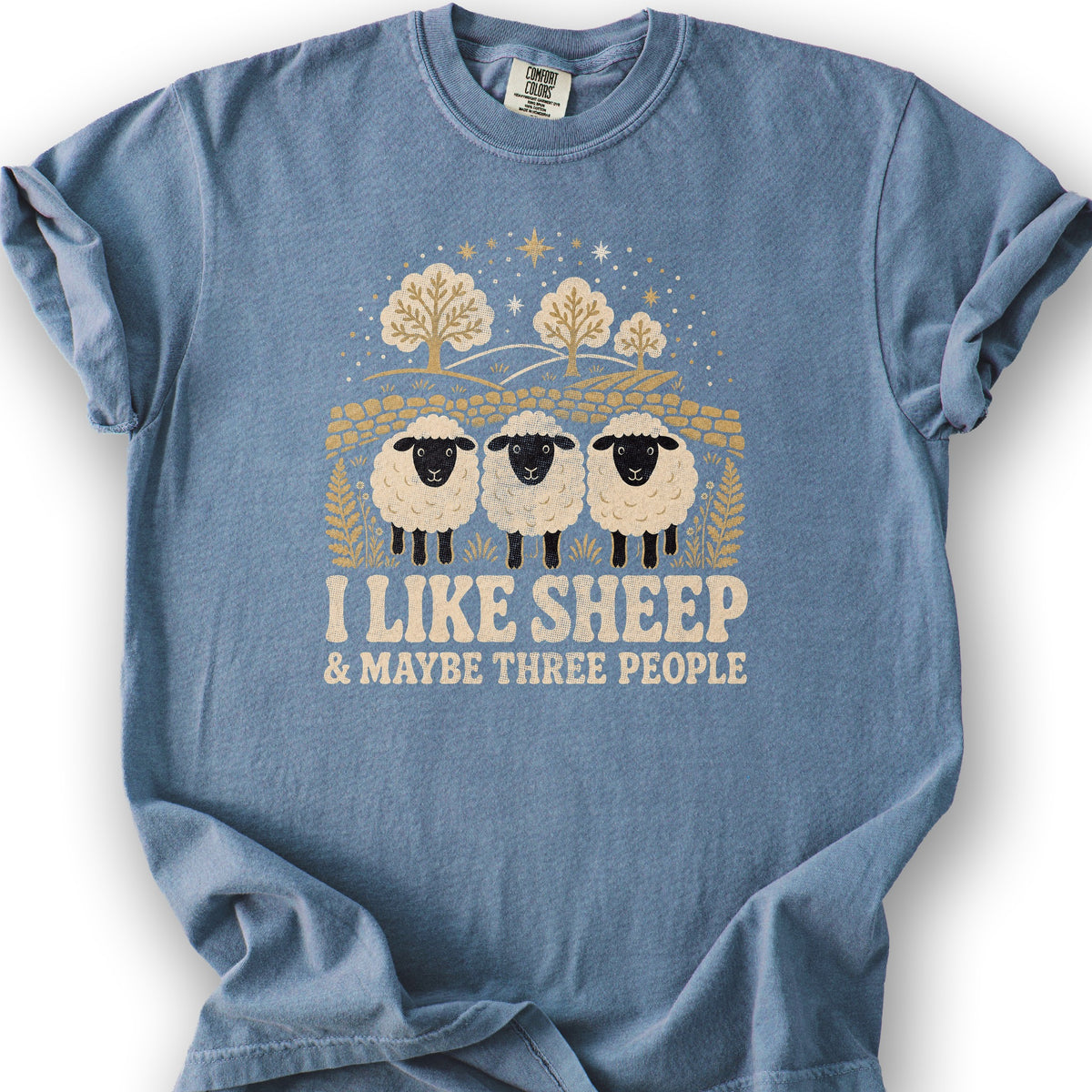 I Like Sheep T-Shirt - Blue Jean