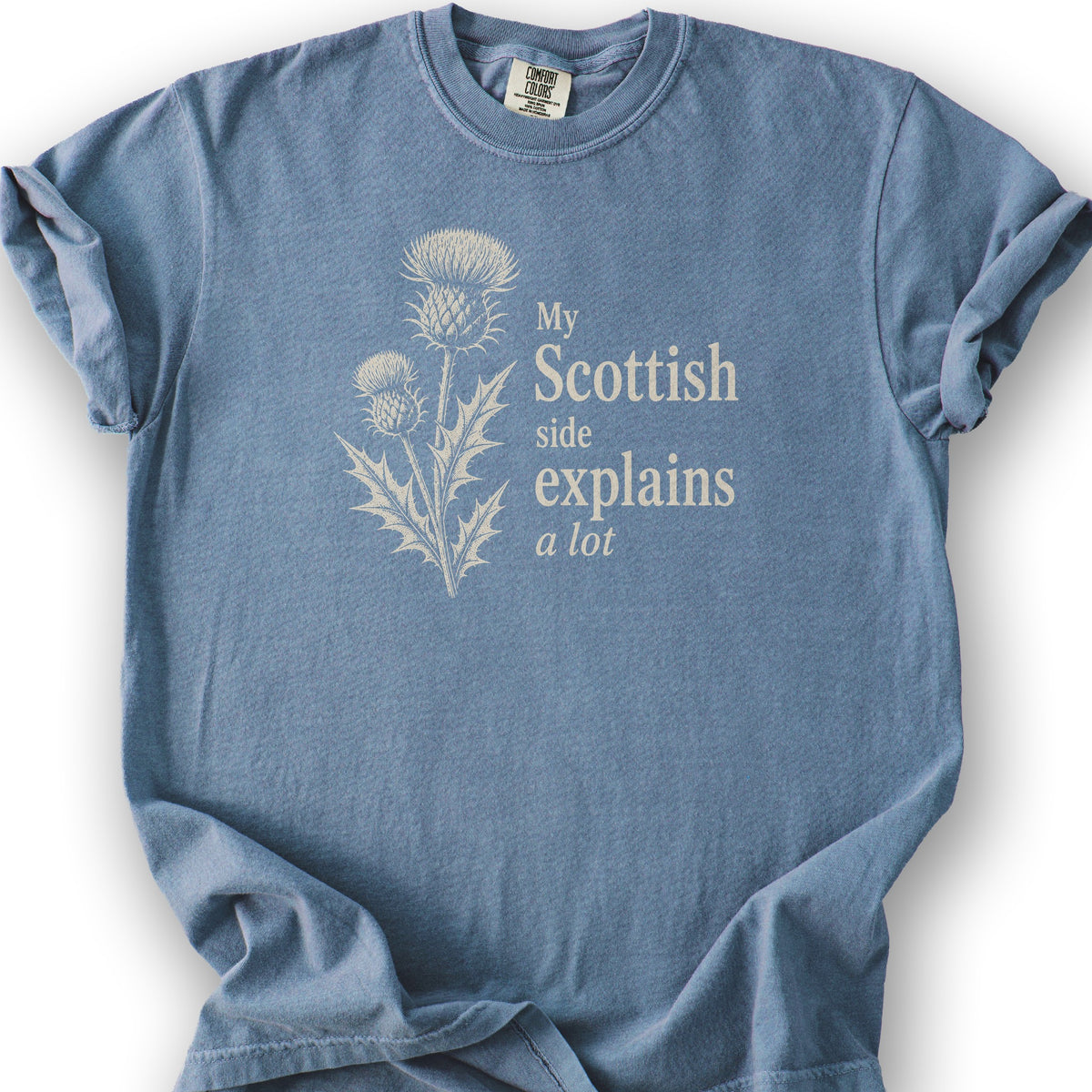 My Scottish Side T-Shirt - Blue Jean