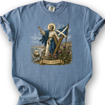 Saint Andrew T-Shirt - Blue Jean
