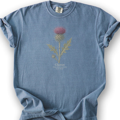 Cluaran Thistle T-Shirt - Blue Jean